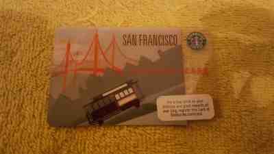 STARBUCKS San Francisco the Big ONE! 2009 Cable Car Gift Card Rarest of Them All - Sold on eBay Oct, 30th 2019 for $37.33