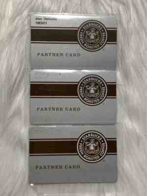 HTF Starbucks Partner Cards 2008 Collectible Lot of 3 LIMITED EDITION - Sold on eBay Oct, 30th 2019 for $61.00