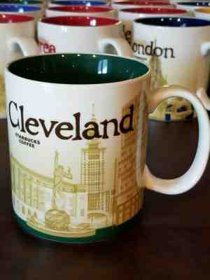 rare mugs Starbucks 2009 CLEVELAND Global City Icon Collector Series 16 oz w/SKU - Sold on eBay Oct, 30th 2019 for $225.00