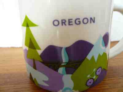 Oregon Starbucks Coffee Mug You Are Here Series Collection 14 oz 2015 Pre-owned  - Sold on eBay Oct, 30th 2019 for $22.00