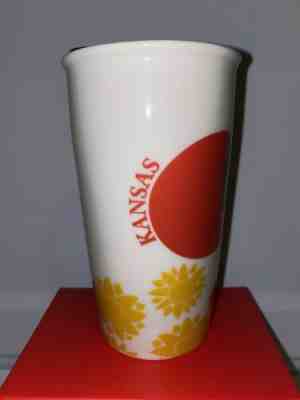 Starbucks 2018 KANSAS  Double Walled Ceramic Travel Tumbler - Sold on eBay Oct, 30th 2019 for $46.00