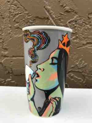 Starbucks Siren 2016 25th Anniversary Tumbler Coffee Travel Mug Milton Glaser  - Sold on eBay Oct, 30th 2019 for $29.00