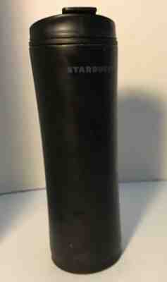 STARBUCKS Coffee Travel Tumbler Cup Black Stainless Steel 2009 16 oz. - Sold on eBay Oct, 30th 2019 for $15.00