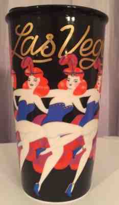 Starbucks Las Vegas Ceramic Showgirls Can Can Line Tumbler Travel Mug 12oz 2016 - Sold on eBay Oct, 30th 2019 for $44.99