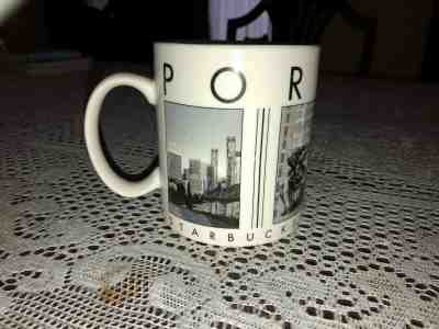 Starbucks Portland Barista City Scenes Series Coffee Cup Mug 2003  - Sold on eBay Oct, 30th 2019 for $15.99