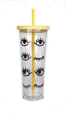 NEW Starbucks cold cup tumbler 24 oz Wink Eyes - Sold on eBay Oct, 30th 2019 for $39.99