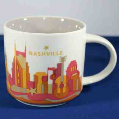 Starbucks Nashville Mug Cup You Are Here 2014 - Sold on eBay Oct, 30th 2019 for $24.00
