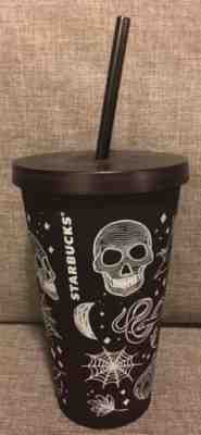 NEW Starbucks Halloween Skull Tumbler 16oz Cup Limited Edition Collection Mug - Sold on eBay Oct, 30th 2019 for $50.00