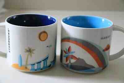 STARBUCKS 2015 16 YAH YOU ARE HERE - HAWAII & SAN DIEGO - TWO GREAT SUNNY PLACES - Sold on eBay Oct, 30th 2019 for $28.00