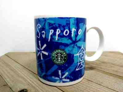 Starbucks Sapporo Coffee Cup Mug 12 oz. 2005 Japan - Sold on eBay Oct, 30th 2019 for $17.99