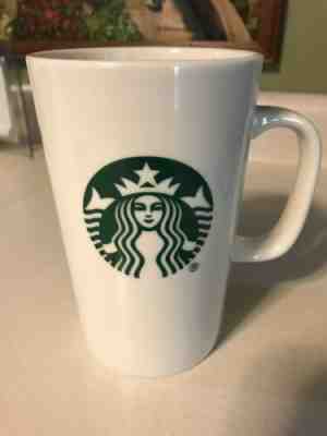 Starbucks 2017 Coffee Mug - Black/White Siren Mermaid Logo - Tall Ceramic 16oz. - Sold on eBay Oct, 30th 2019 for $19.95