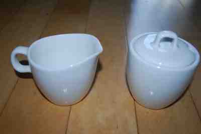 Starbucks At Home Collection White Ceramic CREAMER & SUGAR Bowl Set 2004 - Sold on eBay Oct, 30th 2019 for $27.95