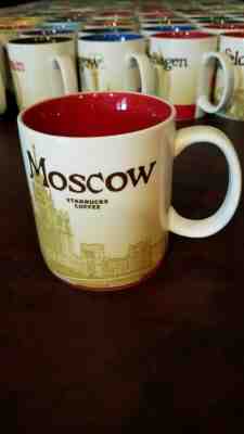 rare mugs Starbucks 2011 MOSCOW Global City Icon Collector Series 16oz mug w/SKU - Sold on eBay Oct, 30th 2019 for $69.99