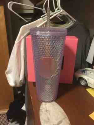 NEW 2018 RAINBOW STARBUCKS IRIDESCENT STUDDED COLD CUP UNICORN TUMBLER VENTI CUP - Sold on eBay Oct, 30th 2019 for $86.00