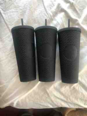Starbucks Matte Black Studded Tumbler Reusable Cup 24oz Fall 2019 Limited - Sold on eBay Oct, 30th 2019 for $48.00