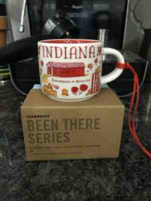 STARBUCKS Been There INDIANA 2 oz ORNAMENT MUG New in Box FREE SHIP! - Sold on eBay Oct, 30th 2019 for $24.99