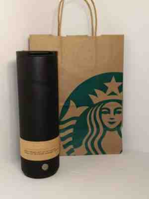 Starbucks Matte Black FlipTop Stainless Steel Vacuum Insulated Tumbler 20 oz New - Sold on eBay Oct, 30th 2019 for $39.00