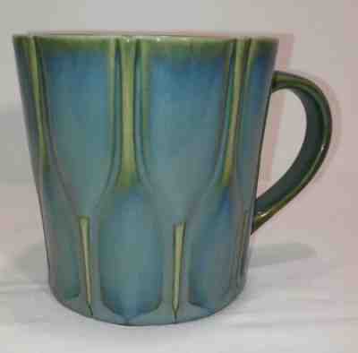 STARBUCKS Coffee 2010 New Bone China Mug Lucky Bamboo Blue Green 16 Fl. Oz - Sold on eBay Oct, 30th 2019 for $15.98