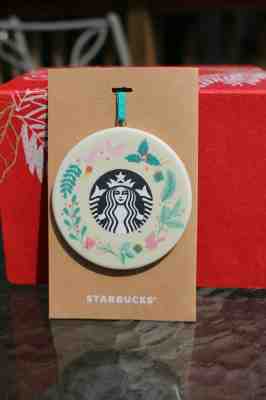 STARBUCKS 2018 KOREA CERAMIC SIREN WREATH ORNAMENT - Sold on eBay Oct, 30th 2019 for $19.50