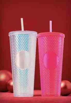 NEW Starbucks 24 Oz Tumbler - Neon Pink  Winter Holiday 2019 - Sold on eBay Oct, 29th 2019 for $70.00