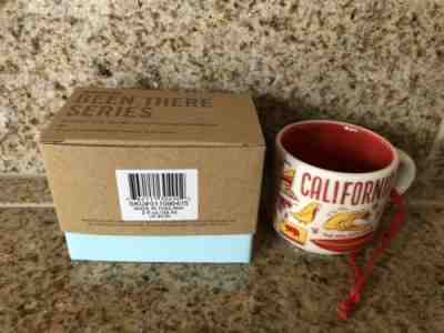 Starbucks 2018 BEEN THERE SERIES California Mini Mug 2 Oz Ornament Cup NEW Boxed - Sold on eBay Oct, 29th 2019 for $19.99