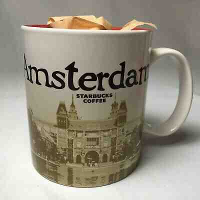 Starbucks Brand New Amsterdam Global Icon Collector Series Coffee Mug 2016 16oz - Sold on eBay Oct, 29th 2019 for $29.99