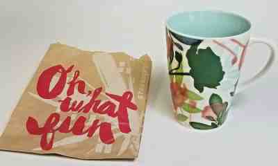 2009 Starbucks Tea Coffee Cup Nouvelle Porcelain D'os New Bone China - Sold on eBay Oct, 29th 2019 for $16.00