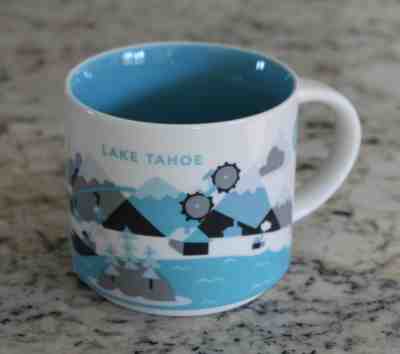Starbucks Lake Tahoe You Are Here Collection Coffee Mug Tea Cup 14oz 2013 - Sold on eBay Oct, 29th 2019 for $20.99