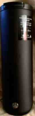 Starbucks Vacuum Insulated Flip-Top Tumbler Matte Black Stainless Steel 16oz NWT - Sold on eBay Oct, 29th 2019 for $29.00