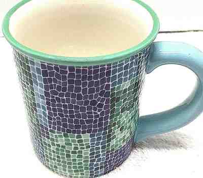 Starbucks 2002 Barista Mosaic Tile Coffee Mug - Sold on eBay Oct, 29th 2019 for $22.50