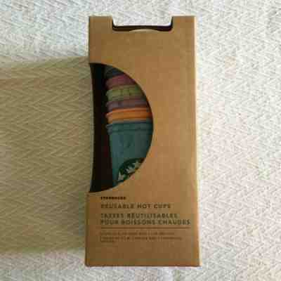 New Starbucks Coffee Reuseable Hot Cups Variety 6 Pack Marble Non Color Changing - Sold on eBay Oct, 29th 2019 for $19.49