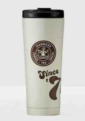 NIB Starbucks SS Phinney 'Since 1971'  Stainless Steel Tumbler Mug 12 oz - Sold on eBay Oct, 29th 2019 for $18.12