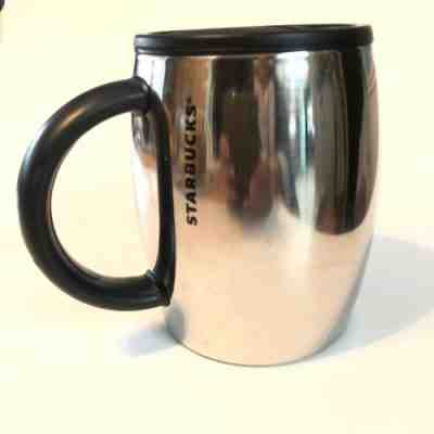 Starbucks 2013  Stainless Steel  Barrel Mug,  14 oz. - Sold on eBay Oct, 29th 2019 for $27.00