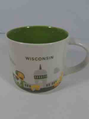 Starbucks Wisconsin You Are Here Collection 14oz Mug Coffee Drinking Cup - Sold on eBay Oct, 29th 2019 for $19.99