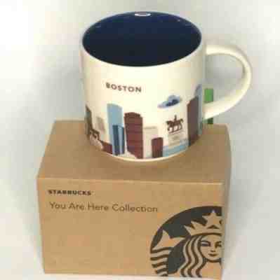 Starbucks Boston You Are Here Coffee Mug Cup 2013 NEW in Box YAH City Scape - Sold on eBay Oct, 29th 2019 for $38.00