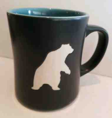 Starbucks Yukon Polar Bear Coffee Mug Matte Black White Blue 2012 - Sold on eBay Oct, 29th 2019 for $18.87