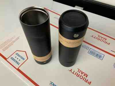 Starbucks Black Stainless Steel Tumbler 20 Oz 2019 New! Winter Collection! (Two) - Sold on eBay Oct, 29th 2019 for $41.98