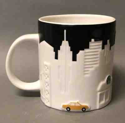 Starbucks 2012 New York City Mug Collector Series Taxi Cab Skyline Relief Cup - Sold on eBay Oct, 29th 2019 for $25.00