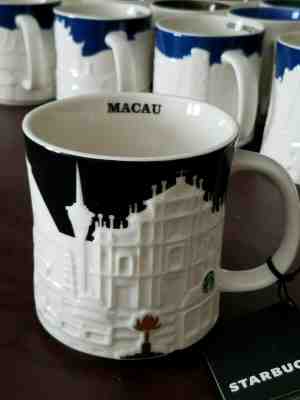 rare mugs Starbucks 2014 MACAU Skyline City Relief Collector Series 16oz mug SKU - Sold on eBay Oct, 29th 2019 for $29.95