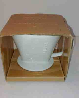A2 STARBUCKS - CERAMIC [#4] POUR-OVER COFFEE BREWER BY THE CUP, 5 Filters [NIB] - Sold on eBay Oct, 29th 2019 for $17.99