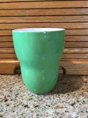  Starbucks 2008 Aida Green No Handle Double Walled Coffee & Tea Mug - Sold on eBay Oct, 28th 2019 for $15.99