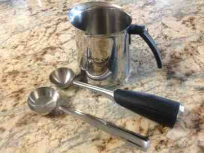 Starbucks Coffee Scoop Tamper Frothing Pitcher Stainless - Sold on eBay Oct, 28th 2019 for $18.00