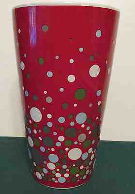 2004~Starbucks Coffee Cup Mug Ceramic Holiday Christmas Polka Dots & Bubbles - Sold on eBay Oct, 28th 2019 for $20.00