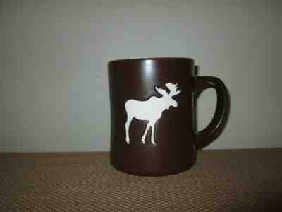 STARBUCKS New Bone China 16 Oz Coffee Mug Brown w/ White Moose *Dated 2009   - Sold on eBay Oct, 28th 2019 for $26.89