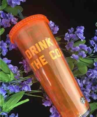 Starbucks Tumbler 2018 “Drink All The Coffee” BPA FREE Venti 24oz NEW - Sold on eBay Oct, 28th 2019 for $20.00