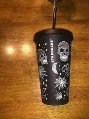 Starbucks Halloween 2019 Skull Tumbler - 16 Oz. RARE - Sold on eBay Oct, 28th 2019 for $48.00