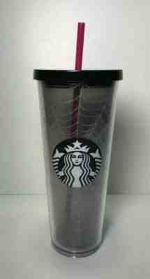 New Starbucks 2019 Glitter Spiderweb Limited Edition Tumbler Cup Halloween Fall - Sold on eBay Oct, 28th 2019 for $34.99