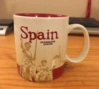 NEW Starbucks Coffee Mug Cup Global Icon Collector Series Spain Rare 16oz NWT - Sold on eBay Oct, 28th 2019 for $26.79
