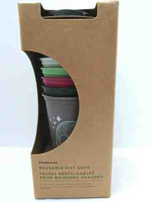 Starbucks 2019 Fall Halloween Reusable Hot Cups 6 Pack Limited Edition - Sold on eBay Oct, 28th 2019 for $26.66