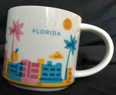 Starbucks mug Florida "You Are Here" collection 14 oz New with Tag SKU - Sold on eBay Oct, 28th 2019 for $17.49